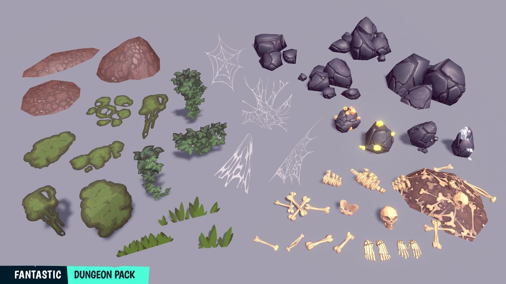 FANTASTIC - Dungeon Pack Low-poly 3D model_31
