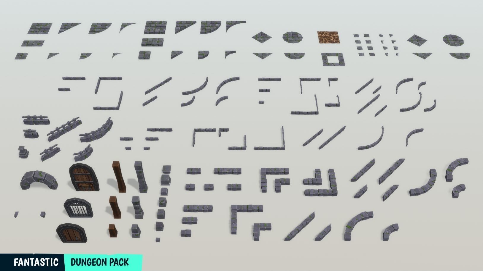 FANTASTIC - Dungeon Pack Low-poly 3D model_24