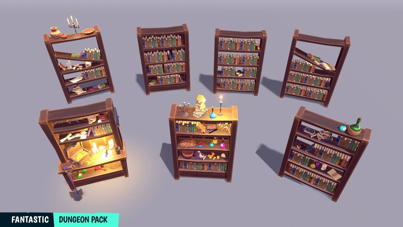 FANTASTIC - Dungeon Pack Low-poly 3D model_38
