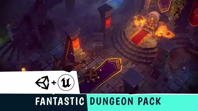 FANTASTIC - Dungeon Pack Low-poly 3D model