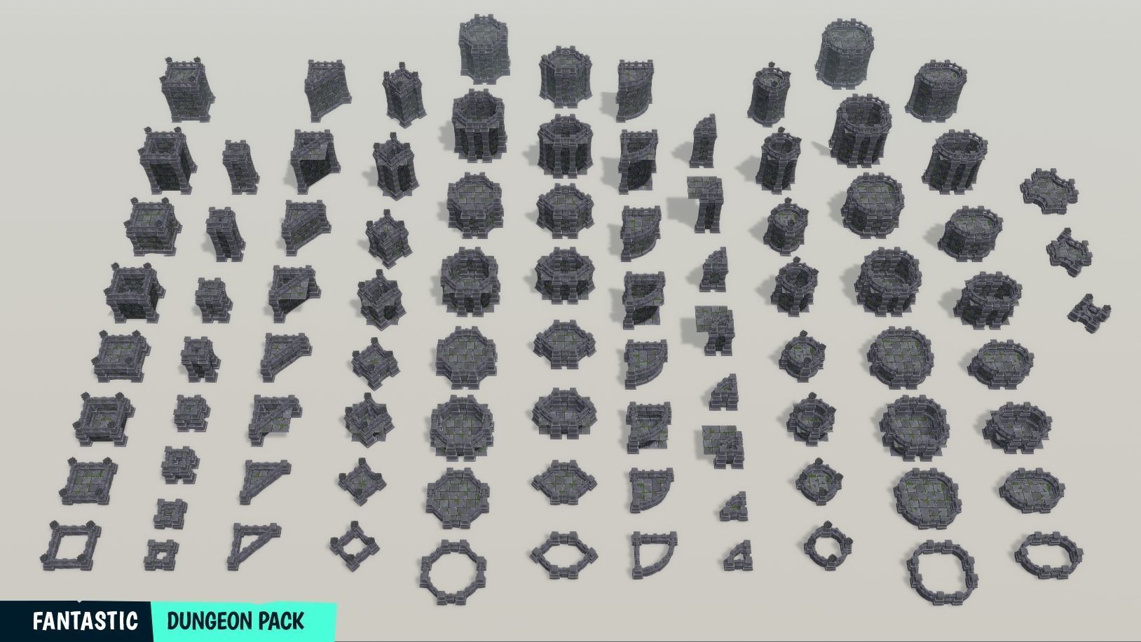 FANTASTIC - Dungeon Pack Low-poly 3D model_27