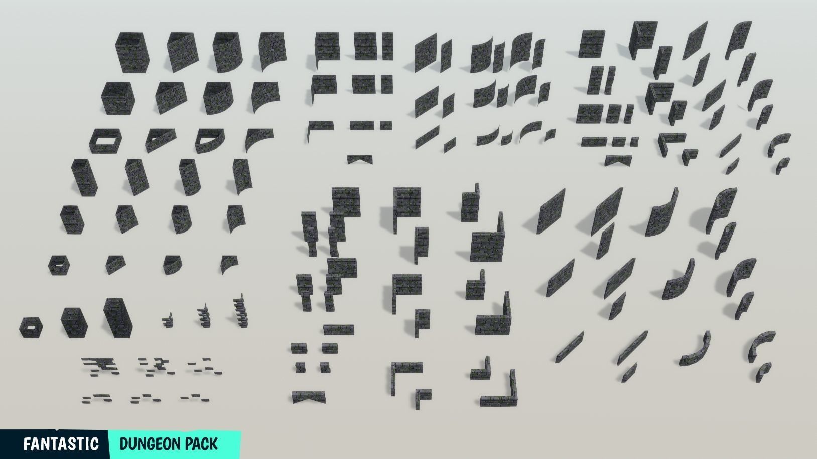 FANTASTIC - Dungeon Pack Low-poly 3D model_23