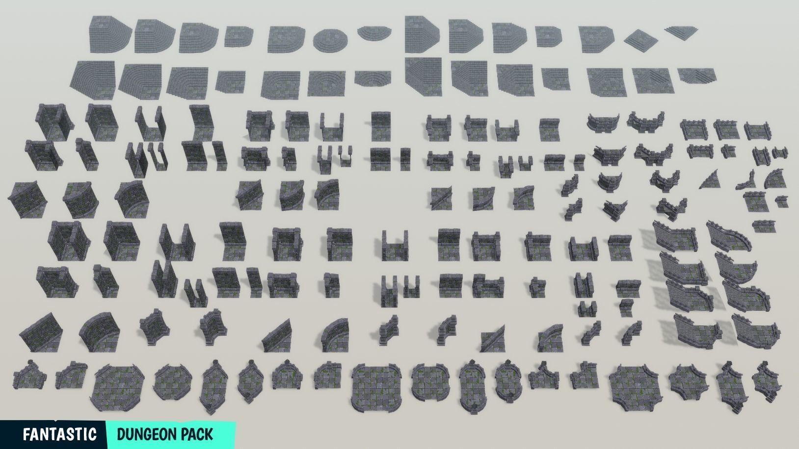 FANTASTIC - Dungeon Pack Low-poly 3D model_28