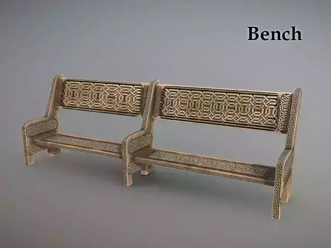 Bench wooden