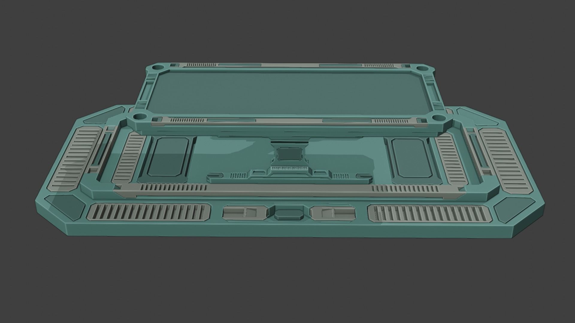 SCI-FI MEETING TABLE 3D model_6