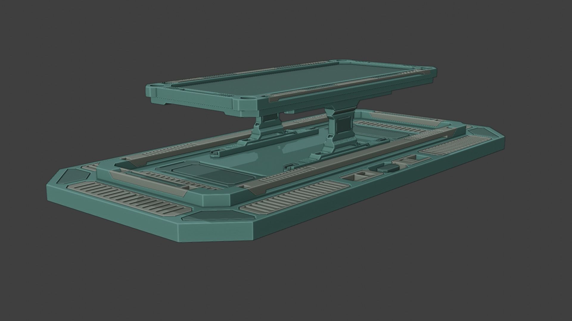 SCI-FI MEETING TABLE 3D model_5