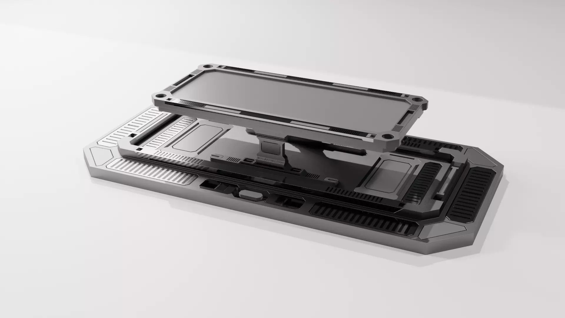 SCI-FI MEETING TABLE 3D model_0
