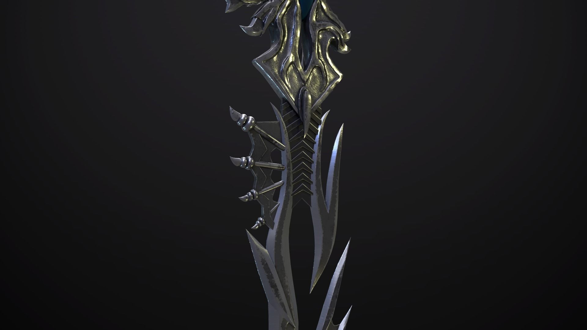 Dagger  Angel Slayer  Low-poly 3D model_4