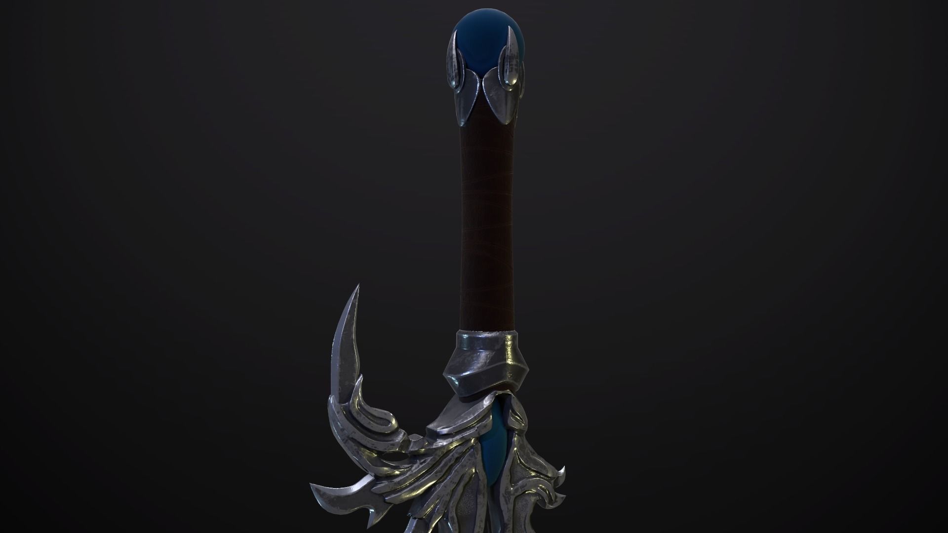 Dagger  Angel Slayer  Low-poly 3D model_2