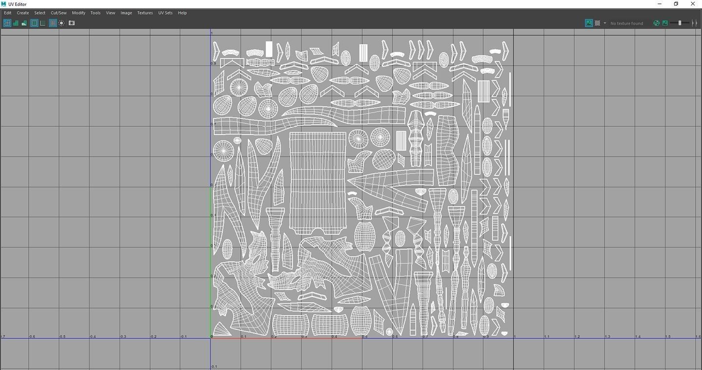 Dagger  Angel Slayer  Low-poly 3D model_11