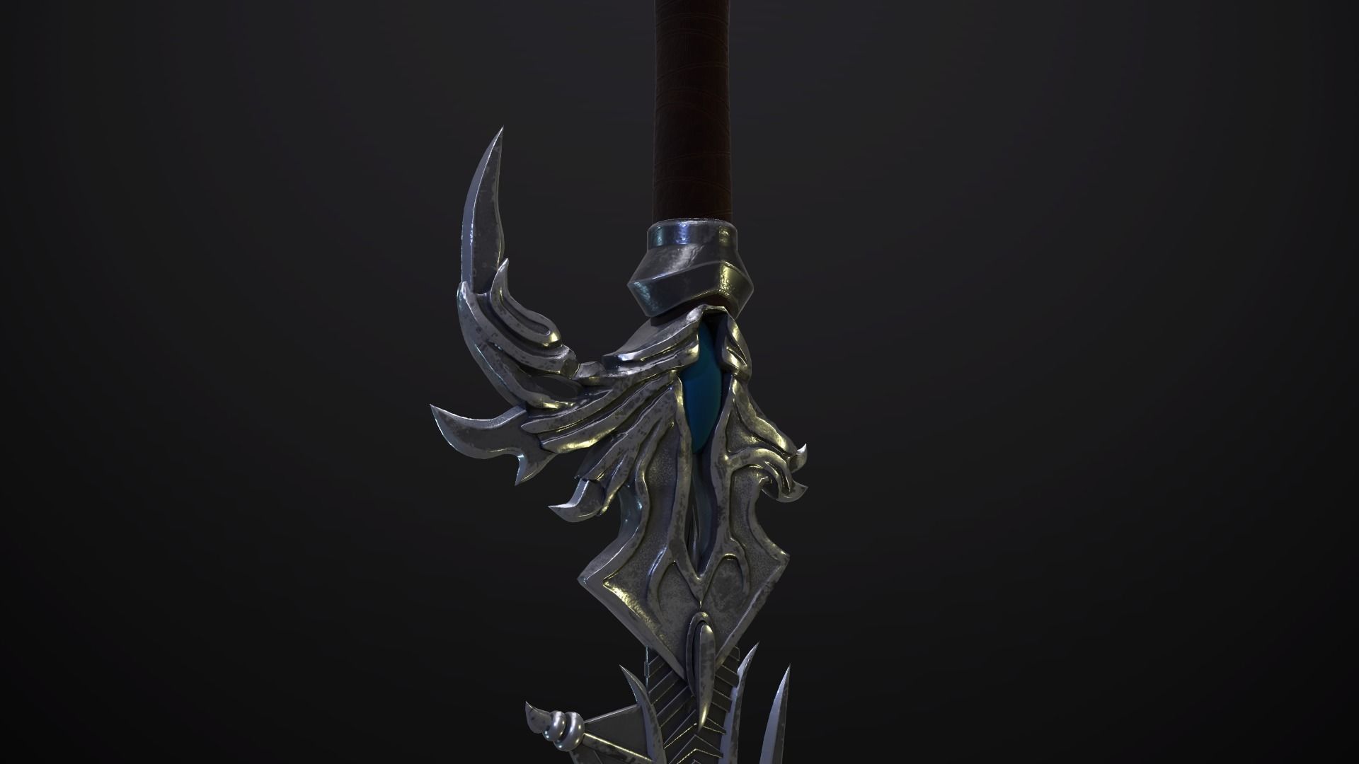 Dagger  Angel Slayer  Low-poly 3D model_3