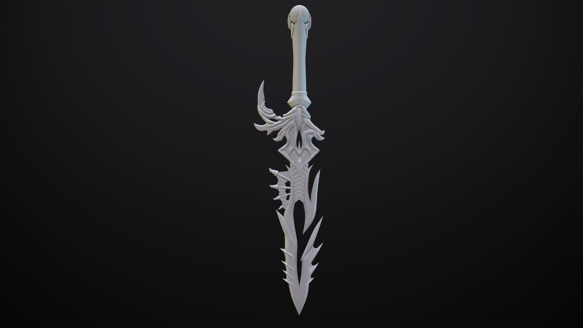 Dagger  Angel Slayer  Low-poly 3D model_12