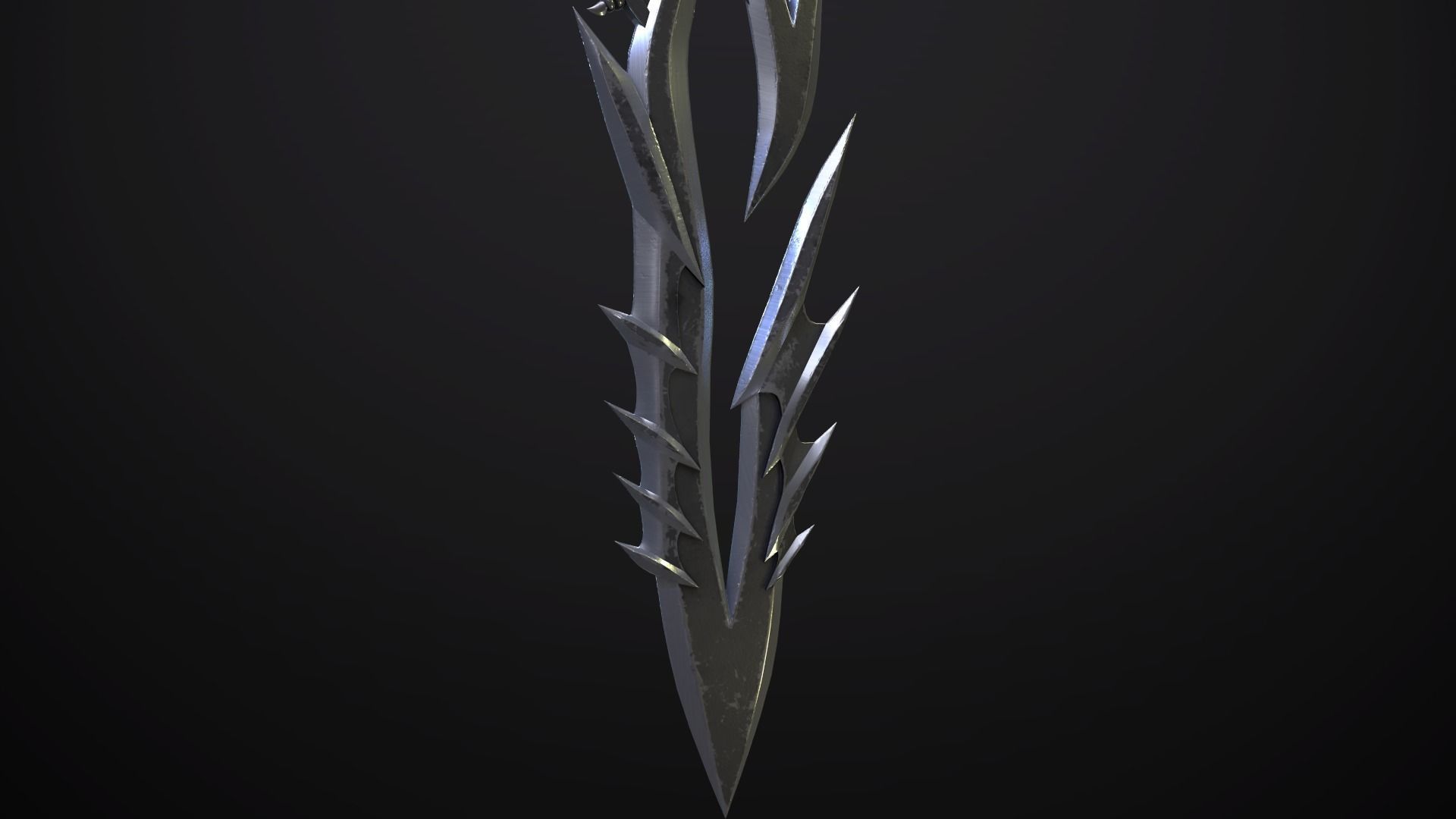 Dagger  Angel Slayer  Low-poly 3D model_5