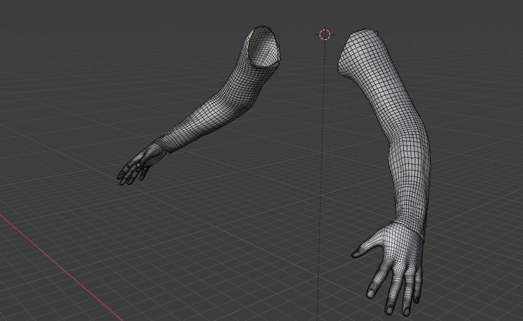 Rigged Hands 3d Model 3D model_7