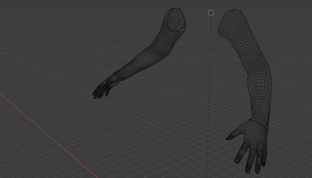 Rigged Hands 3d Model 3D model_6