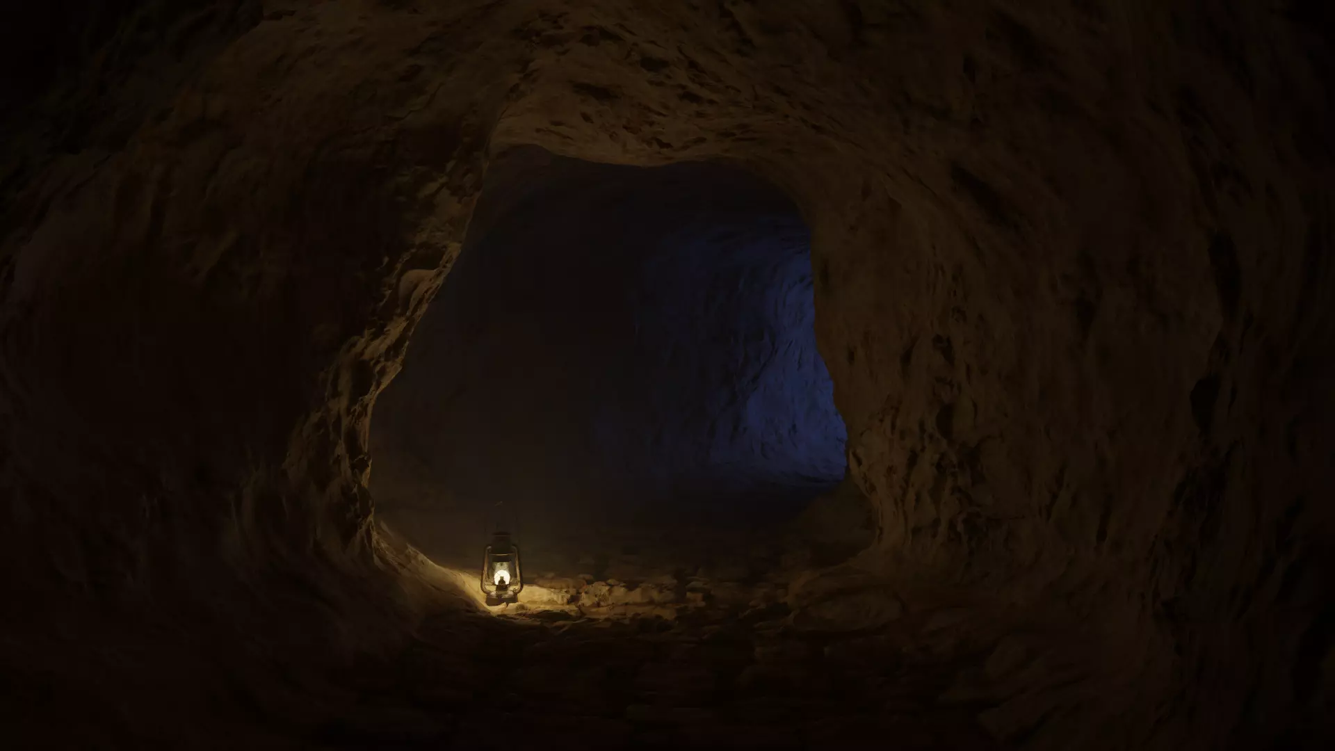 Medieval cave 3D model