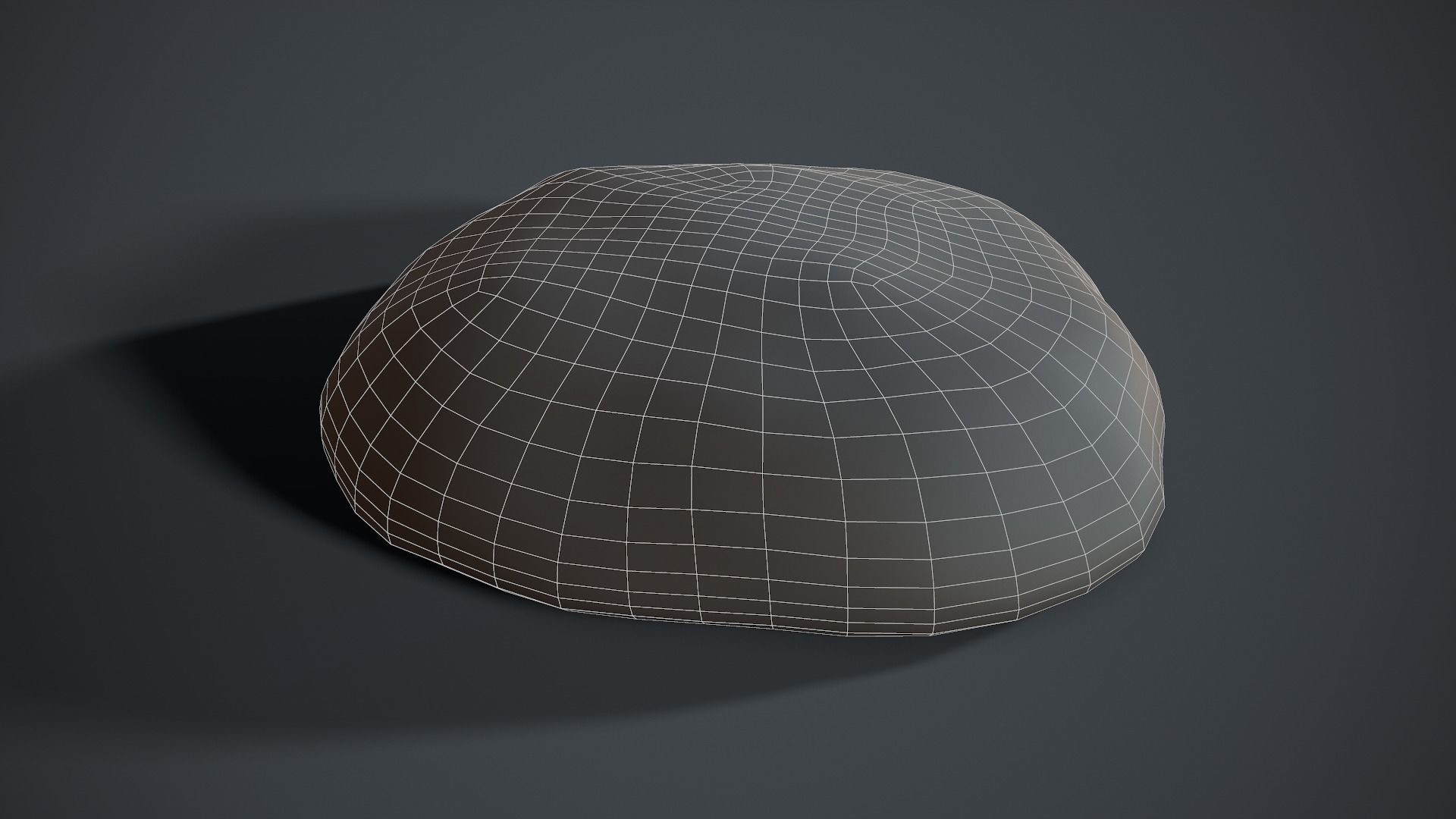 Chocolate Chip Cookie Low-poly 3D model_14