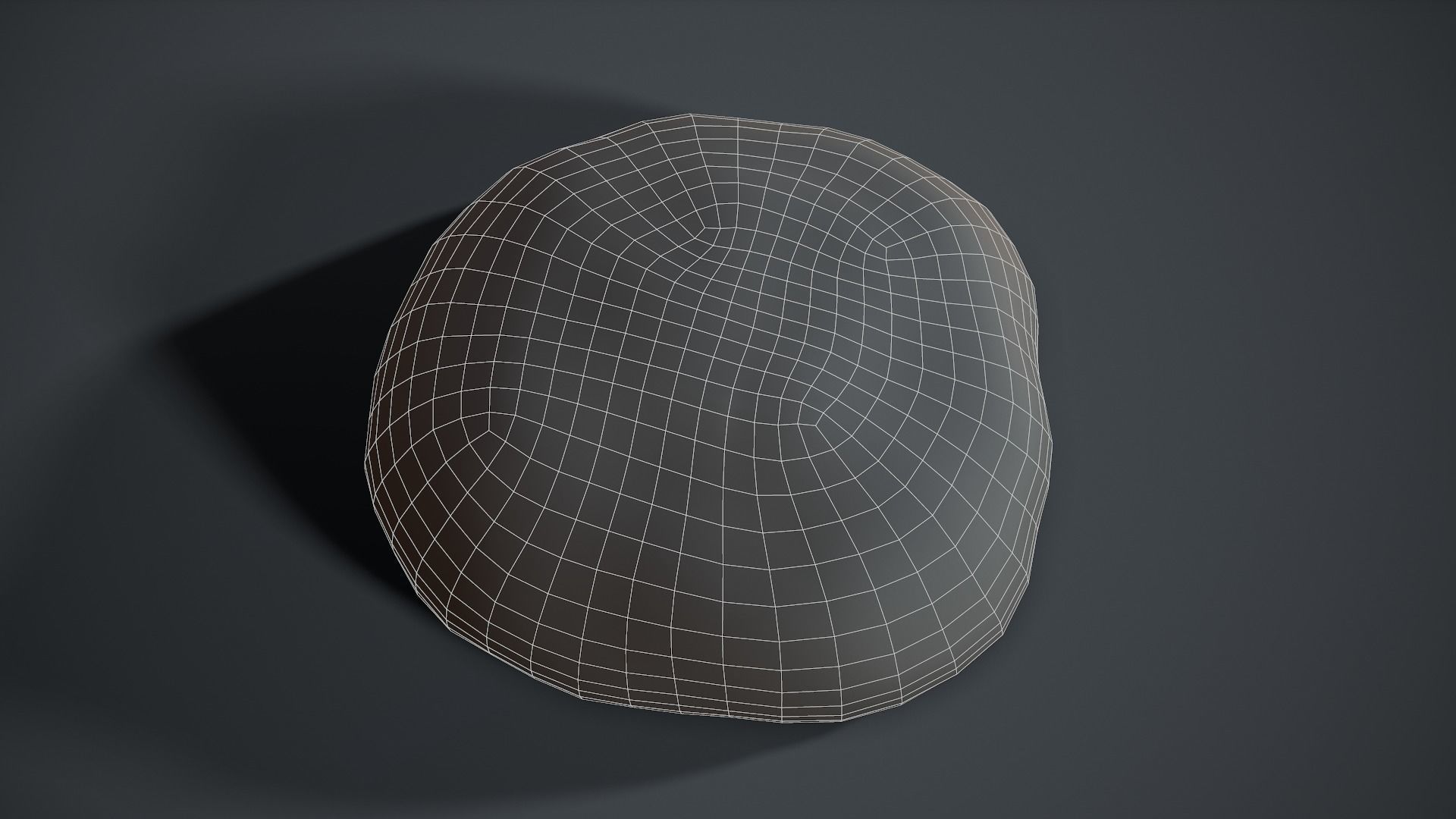 Chocolate Chip Cookie Low-poly 3D model_15