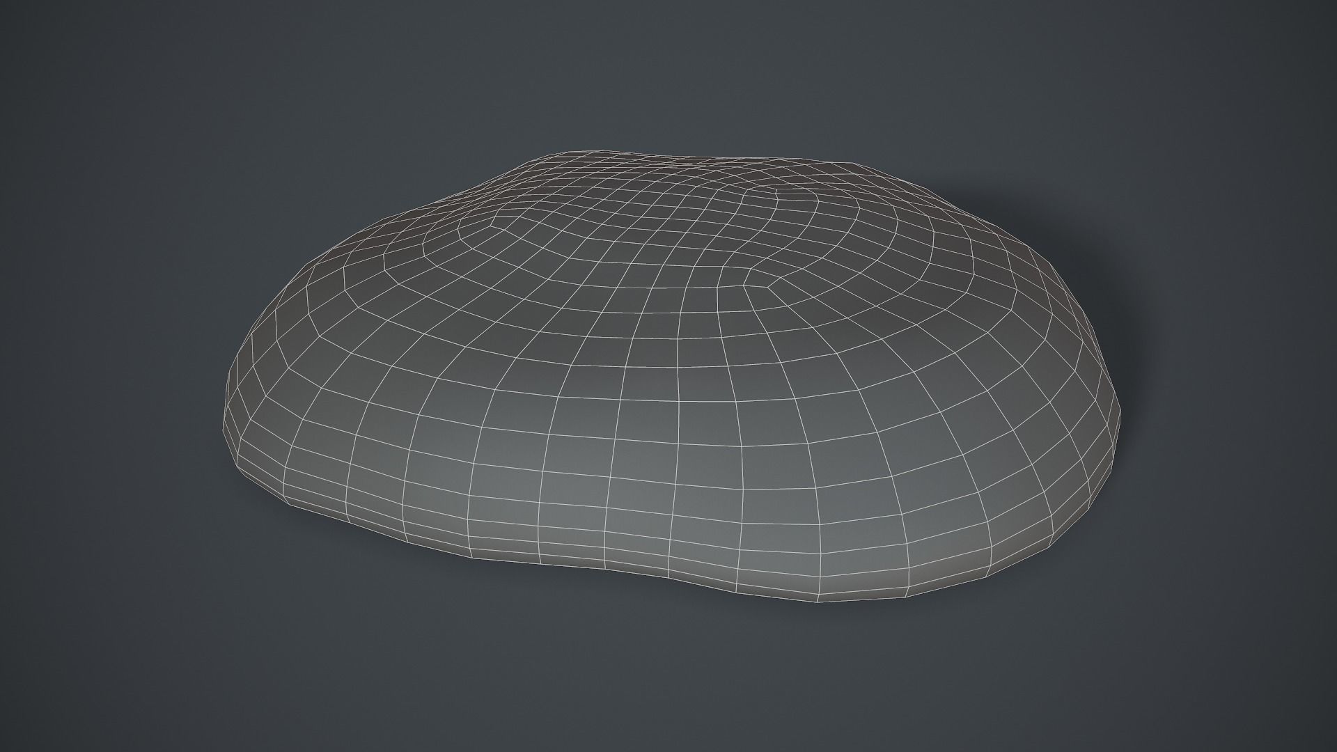 Chocolate Chip Cookie Low-poly 3D model_16