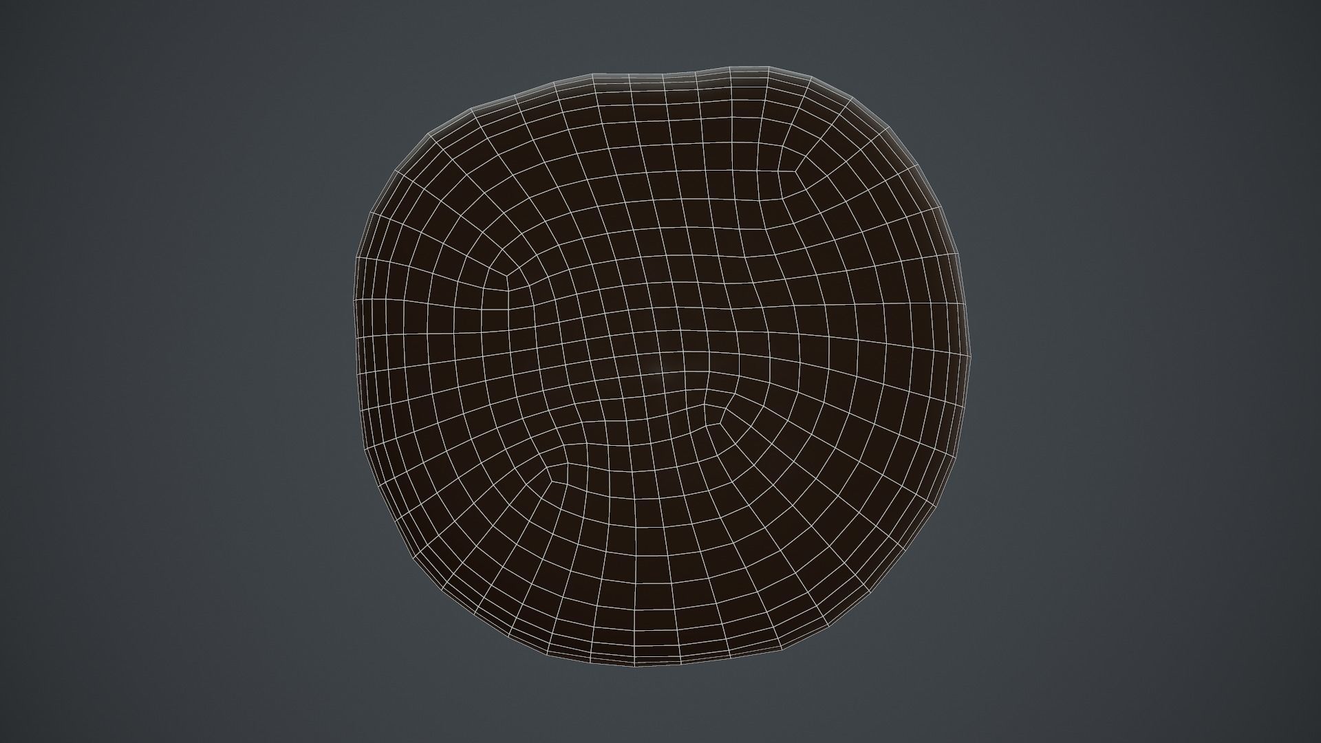 Chocolate Chip Cookie Low-poly 3D model_18