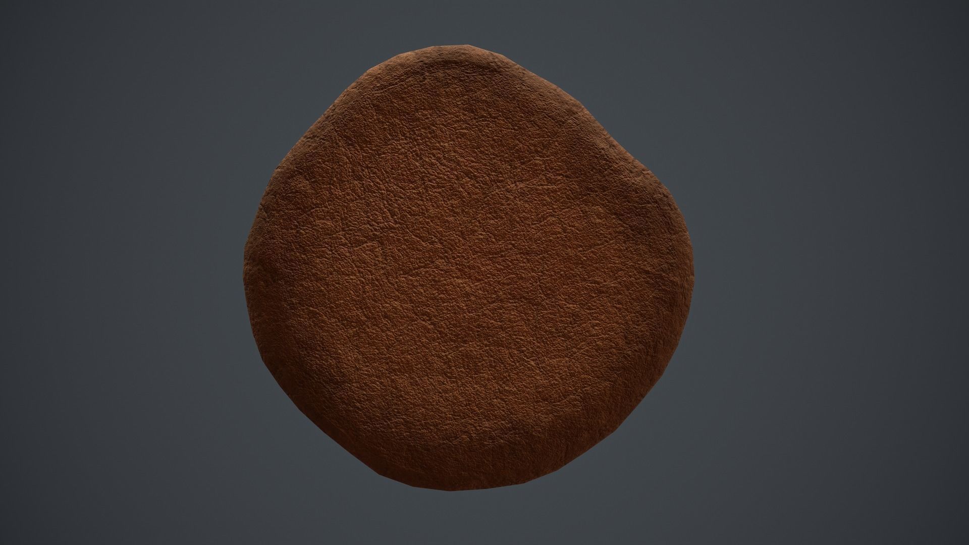 Chocolate Chip Cookie Low-poly 3D model_6