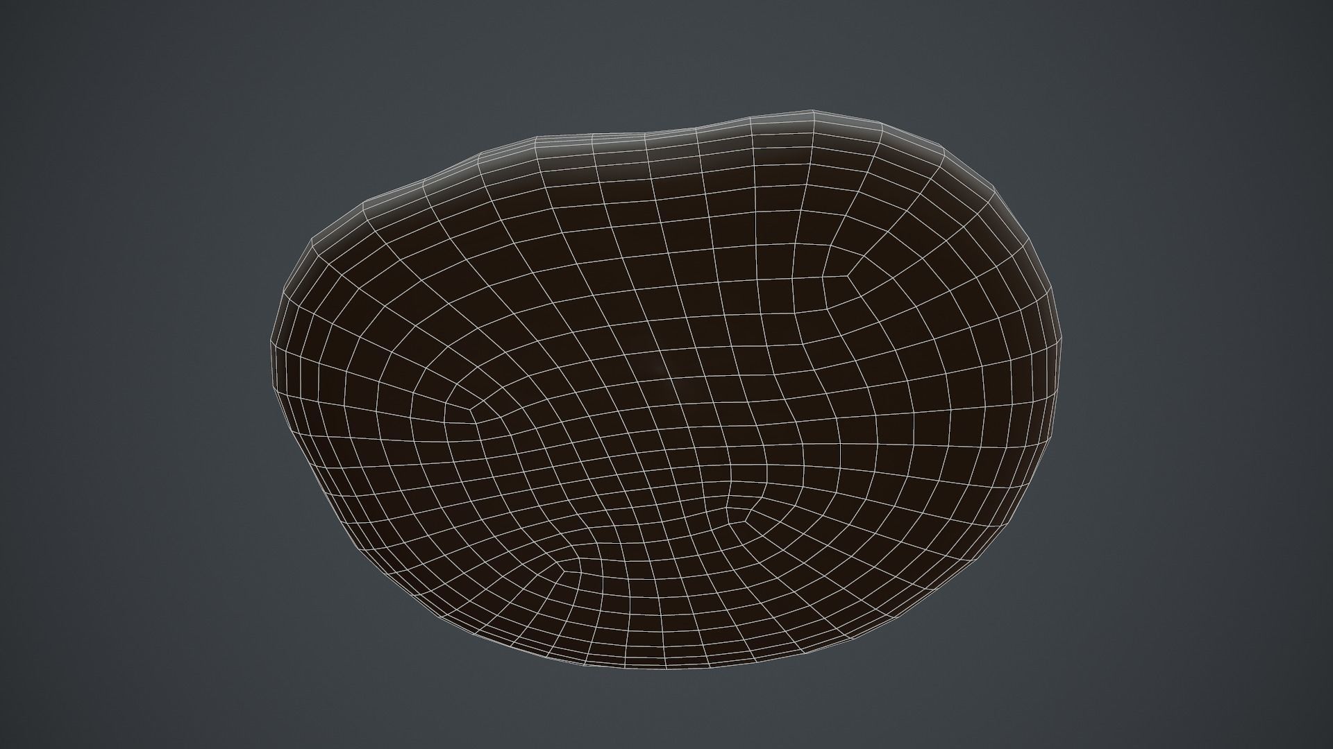 Chocolate Chip Cookie Low-poly 3D model_17