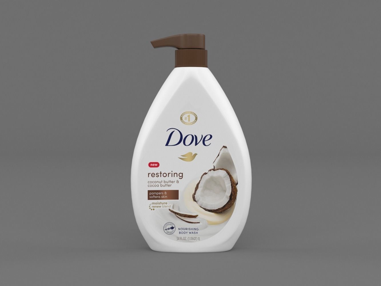Dove Body Wash 3D model_3