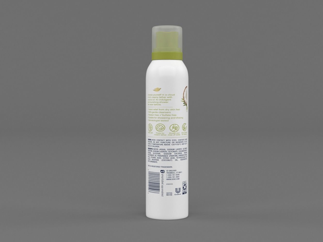 Dove Body Wash 3D model_2