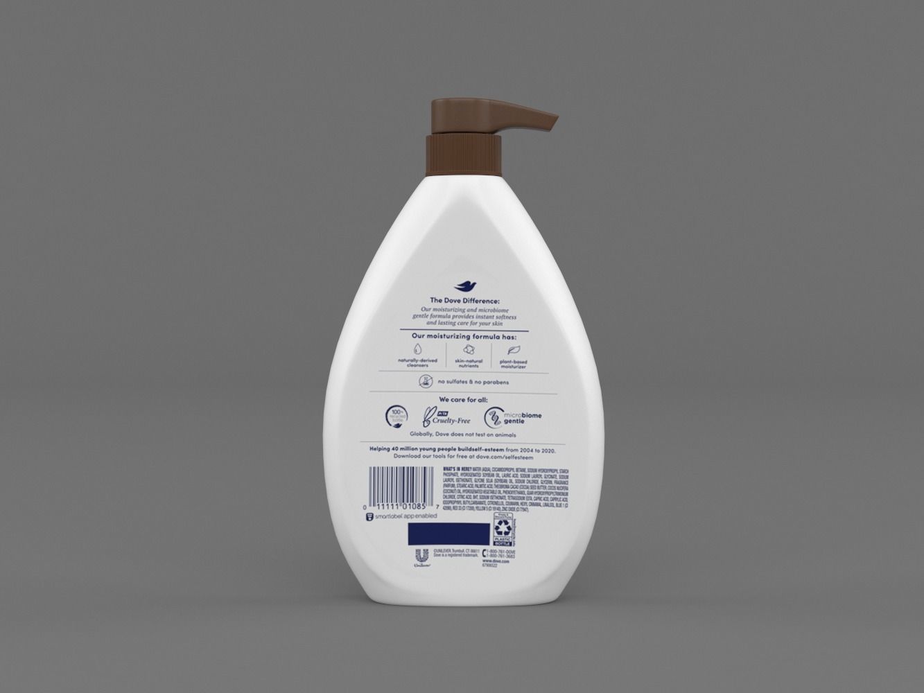 Dove Body Wash 3D model_4