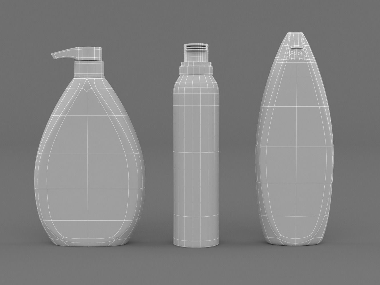 Dove Body Wash 3D model_7
