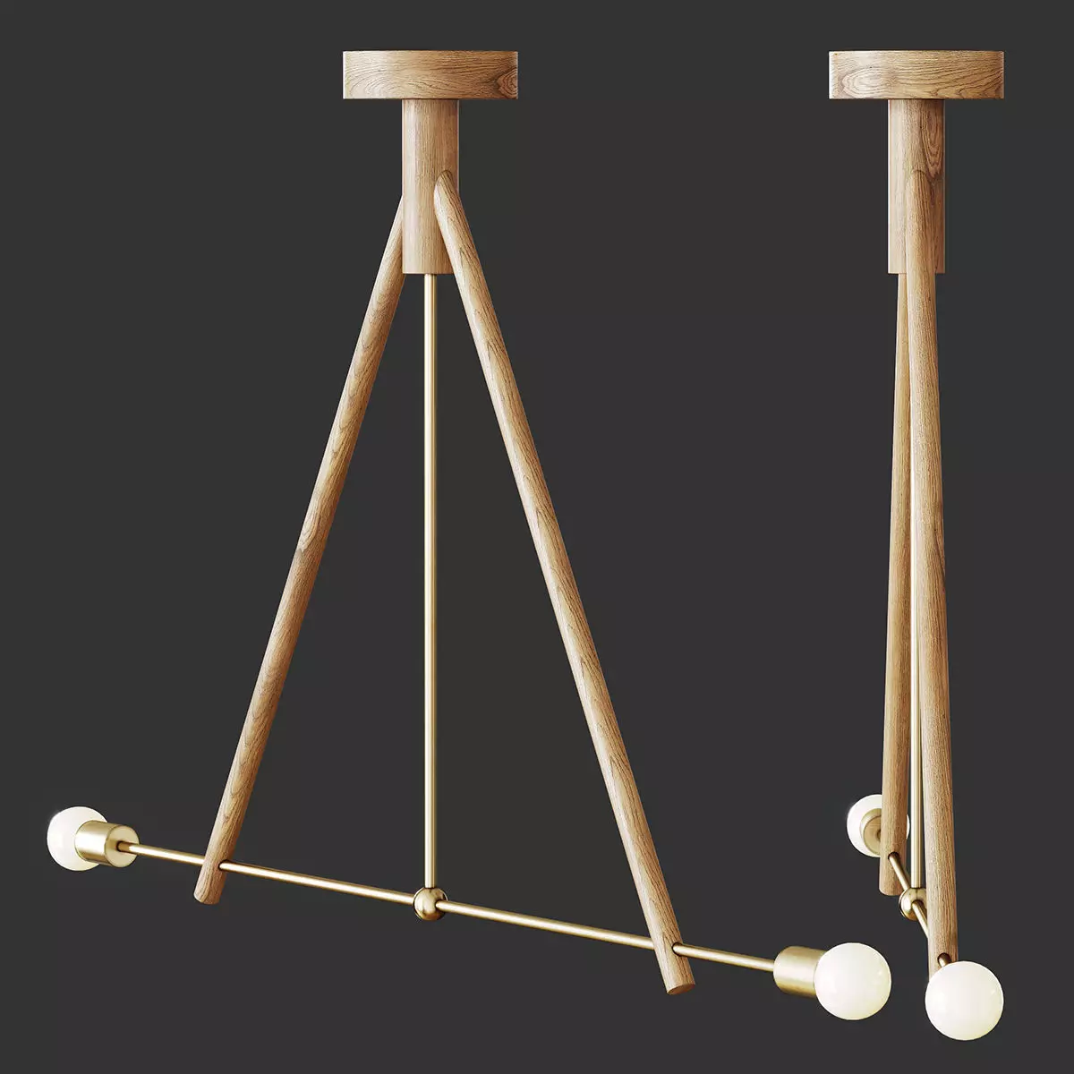 LODGE CHANDELIER 3D model