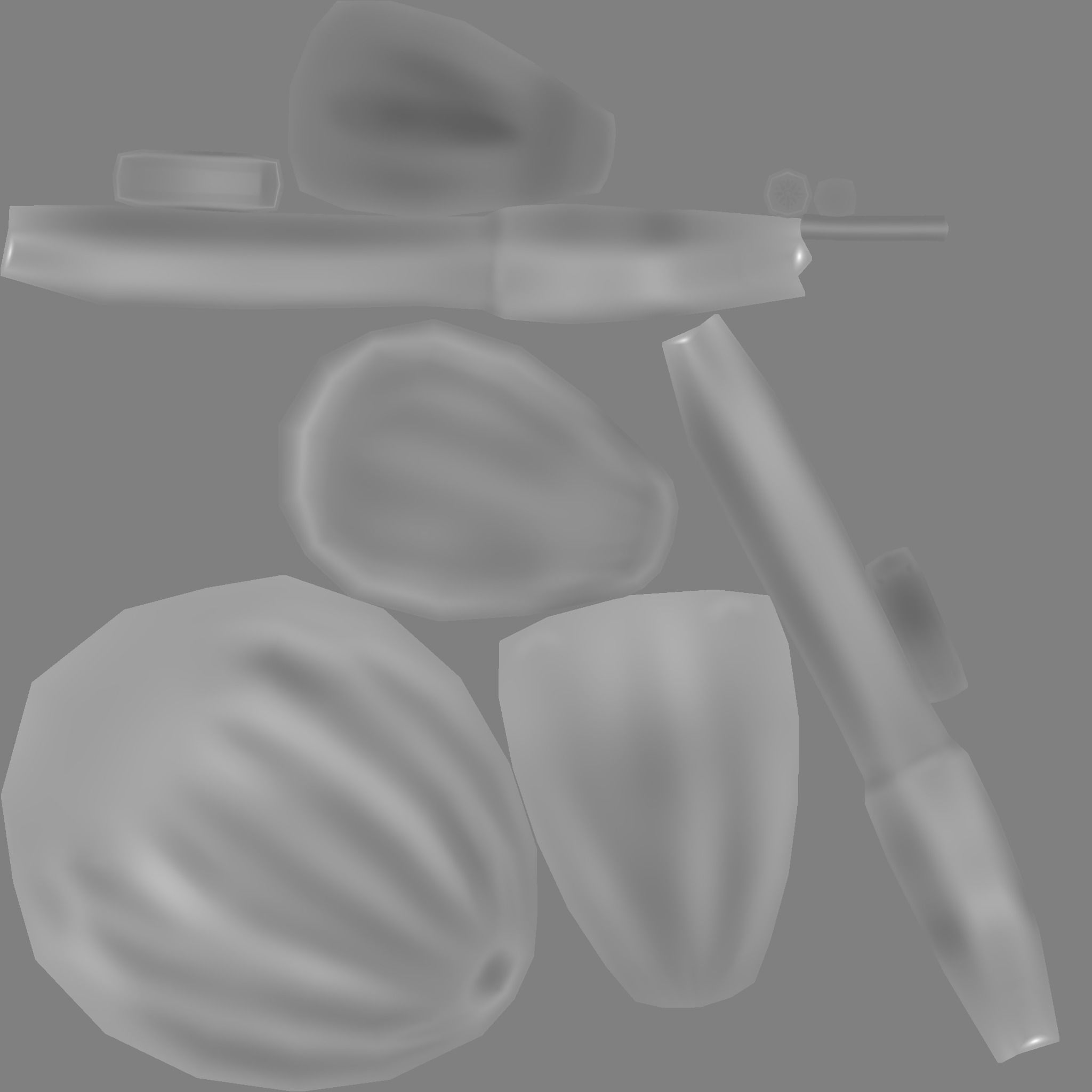 Female Yellow Backpack - Sunflower - Character Low-poly 3D model_18