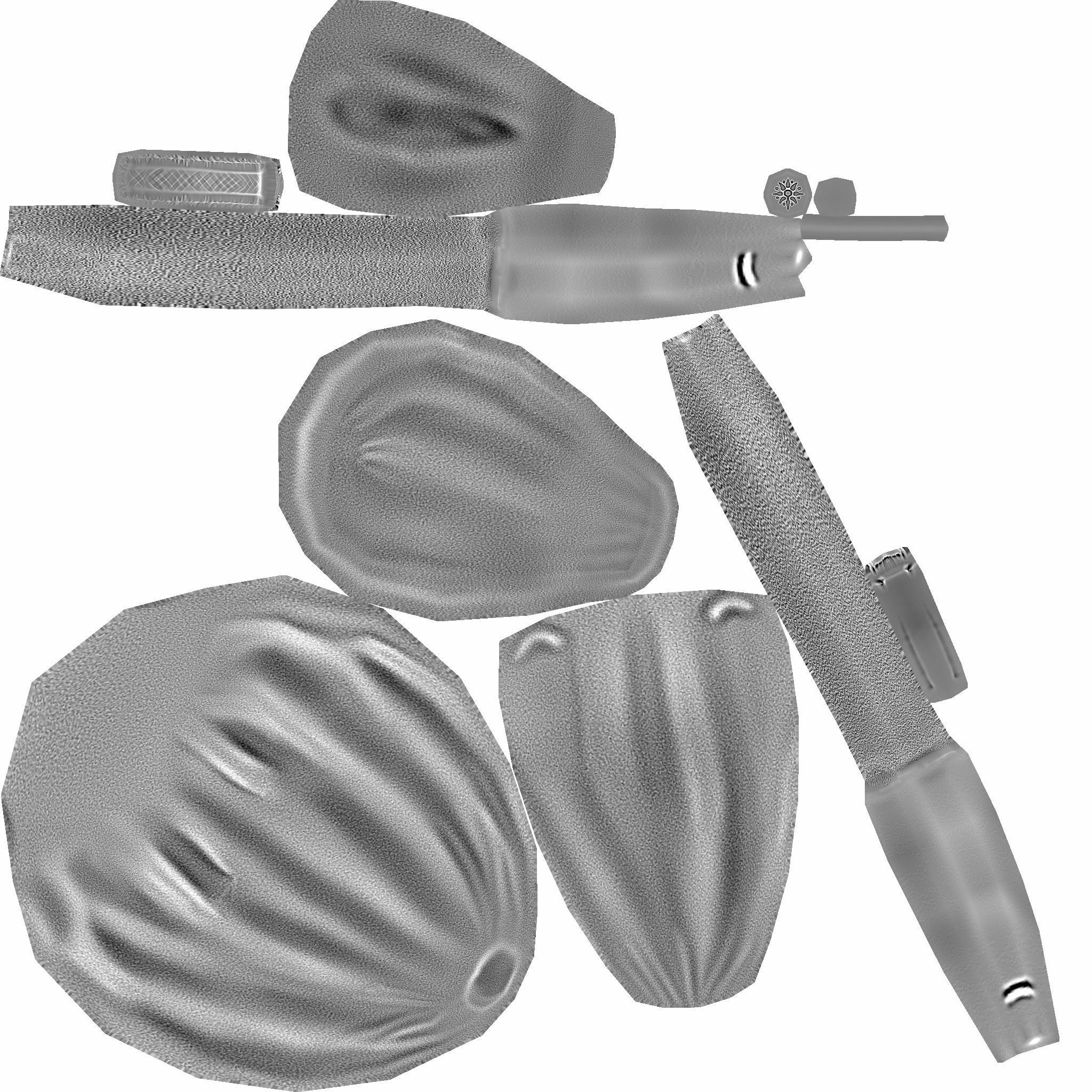 Female Yellow Backpack - Sunflower - Character Low-poly 3D model_17