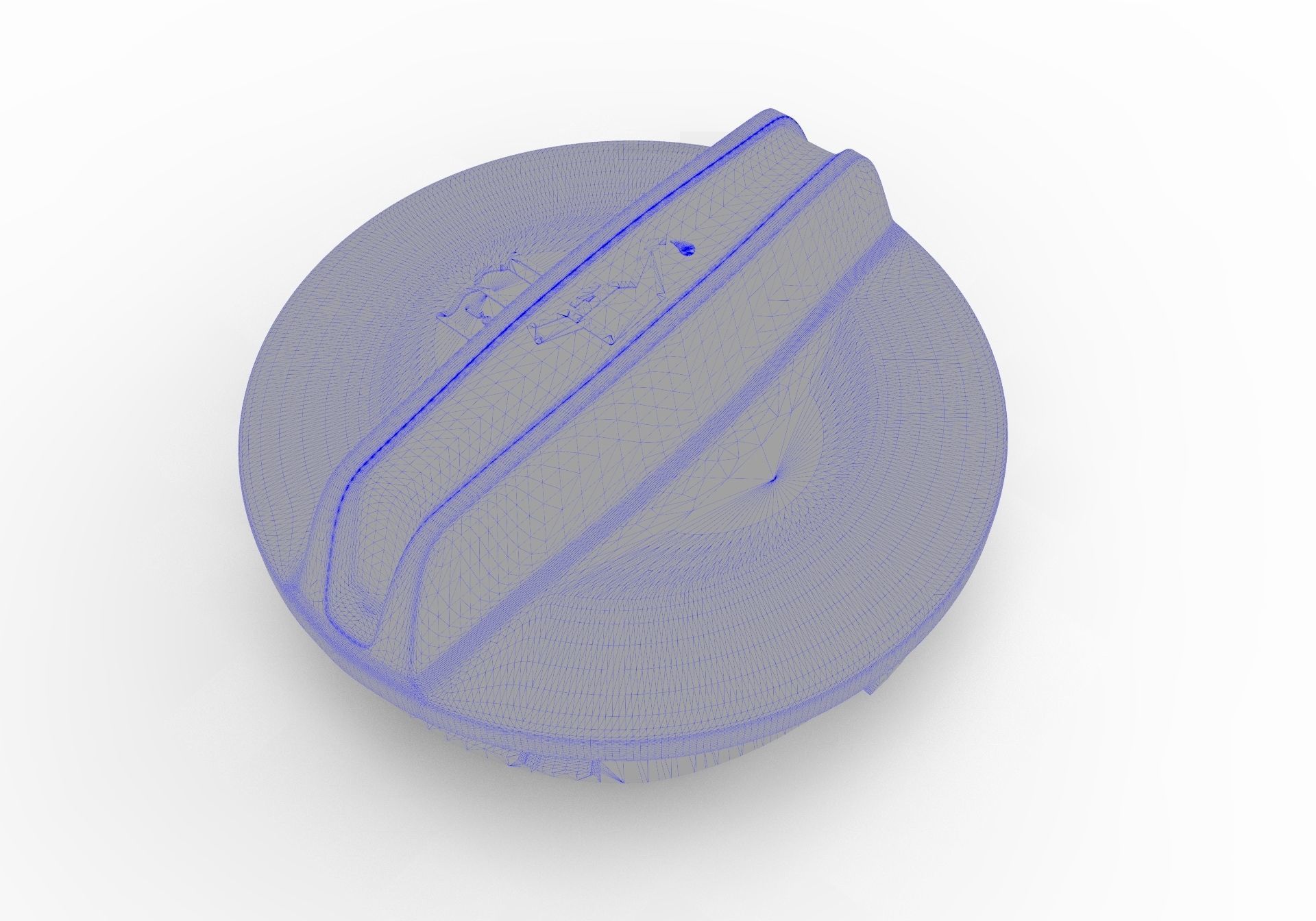 Vehicle Oil Filler Cap Model 3D model_6