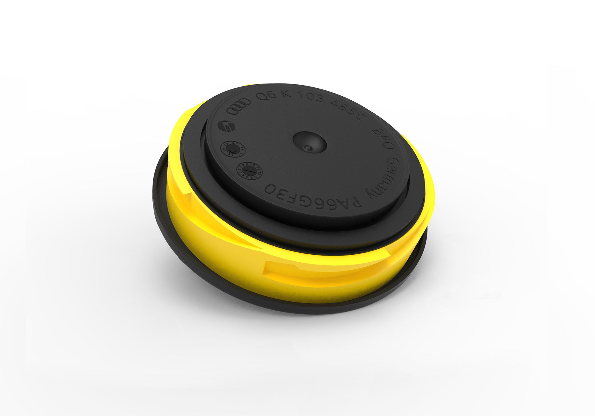 Vehicle Oil Filler Cap Model 3D model_2