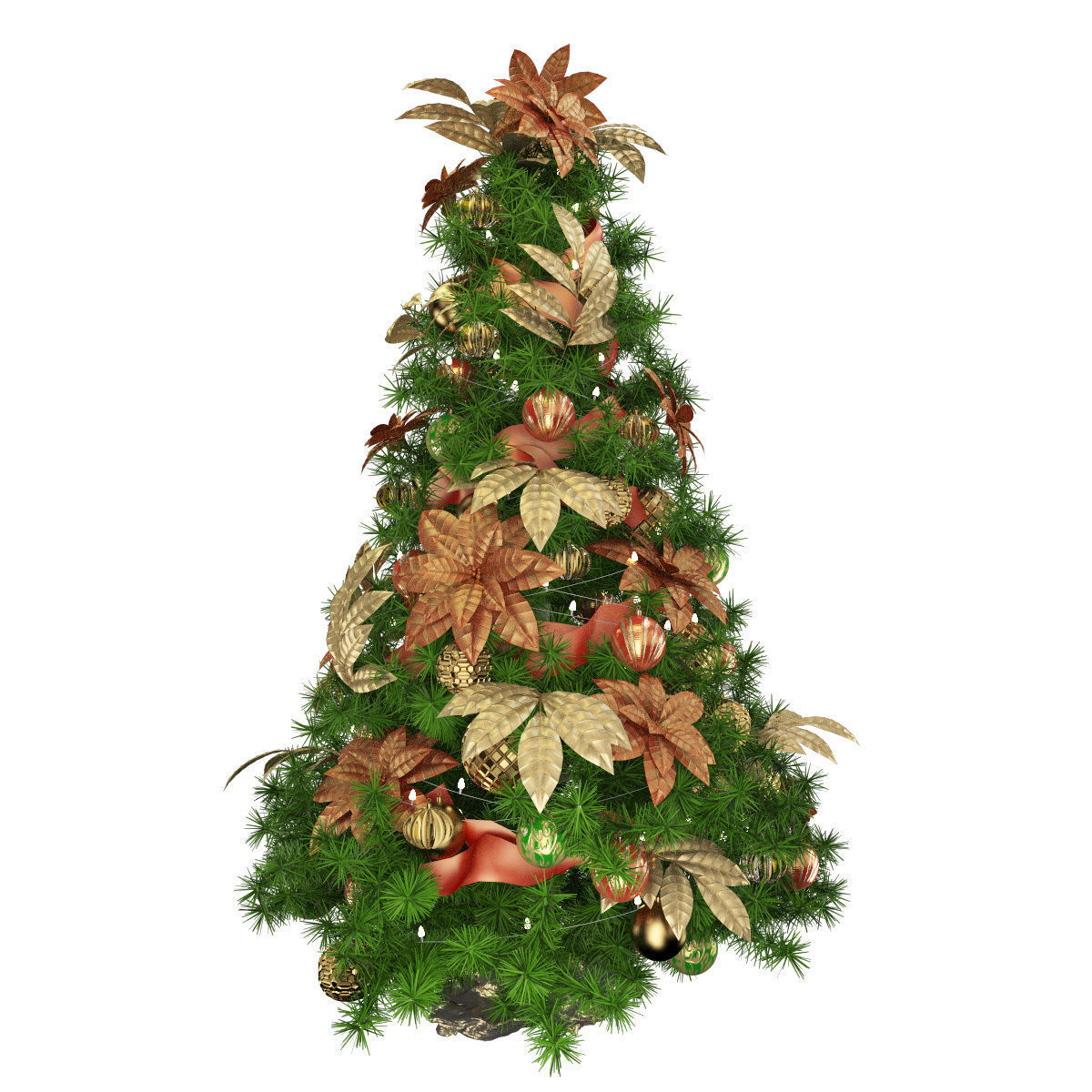 Christmas Tree 3D model_2