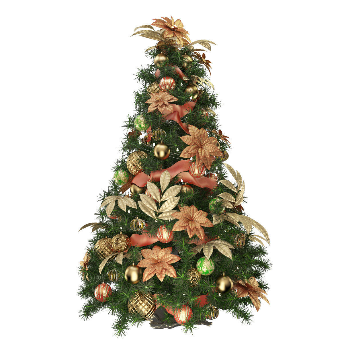 Christmas Tree 3D model_0