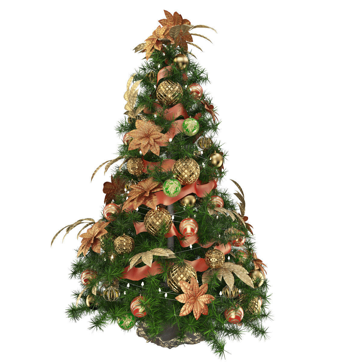Christmas Tree 3D model_3