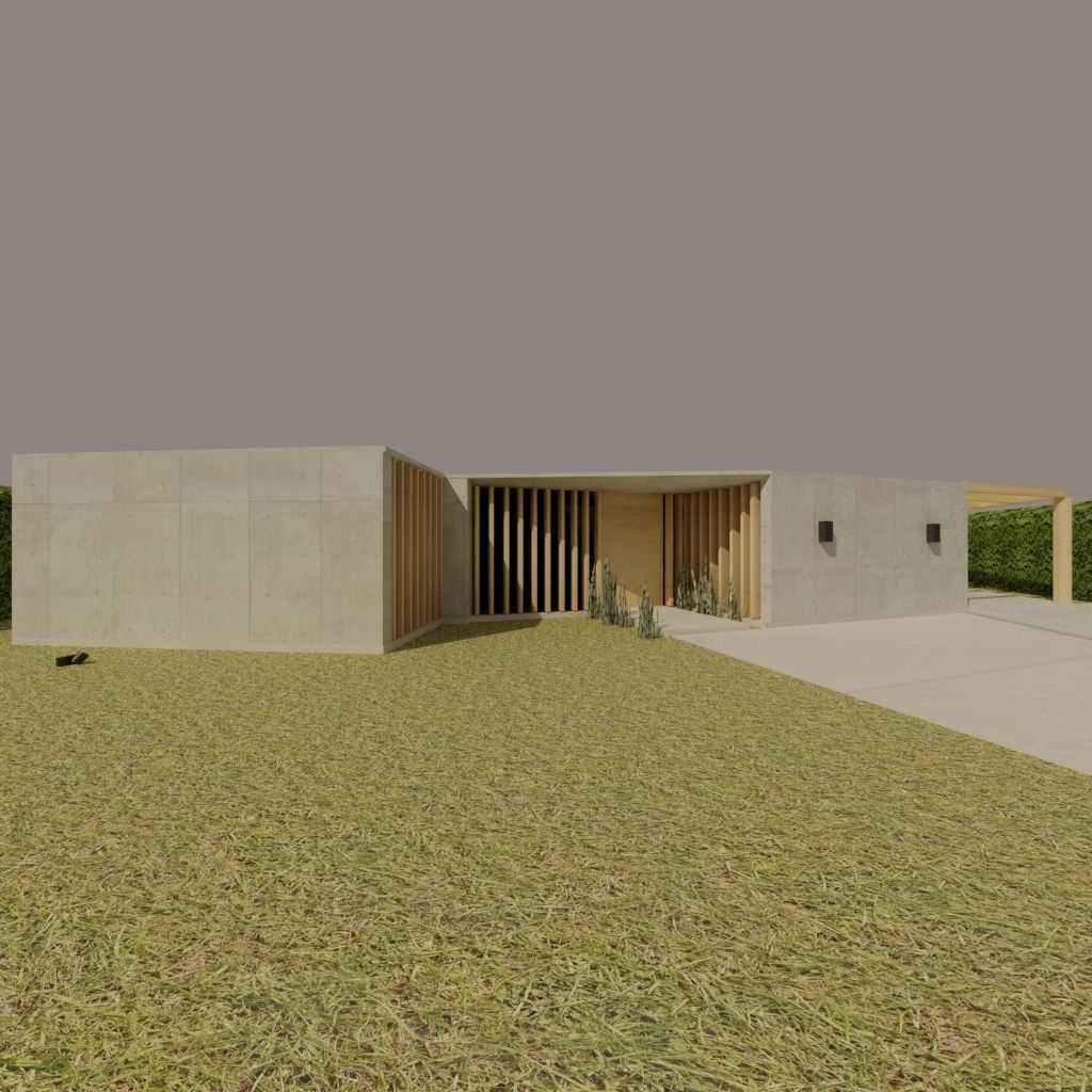 House 140m2 3D model_2