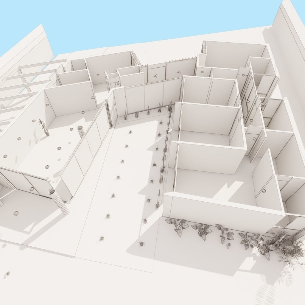 House 140m2 3D model_8
