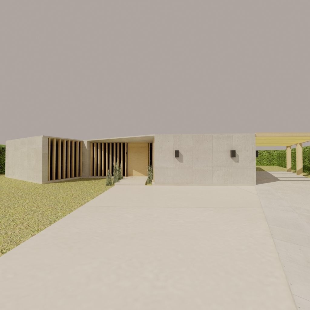 House 140m2 3D model_3