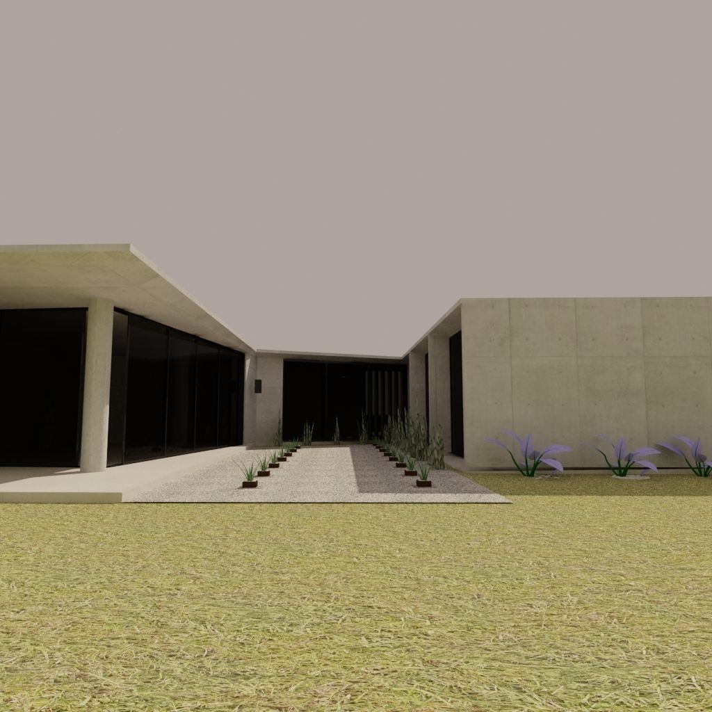 House 140m2 3D model_6