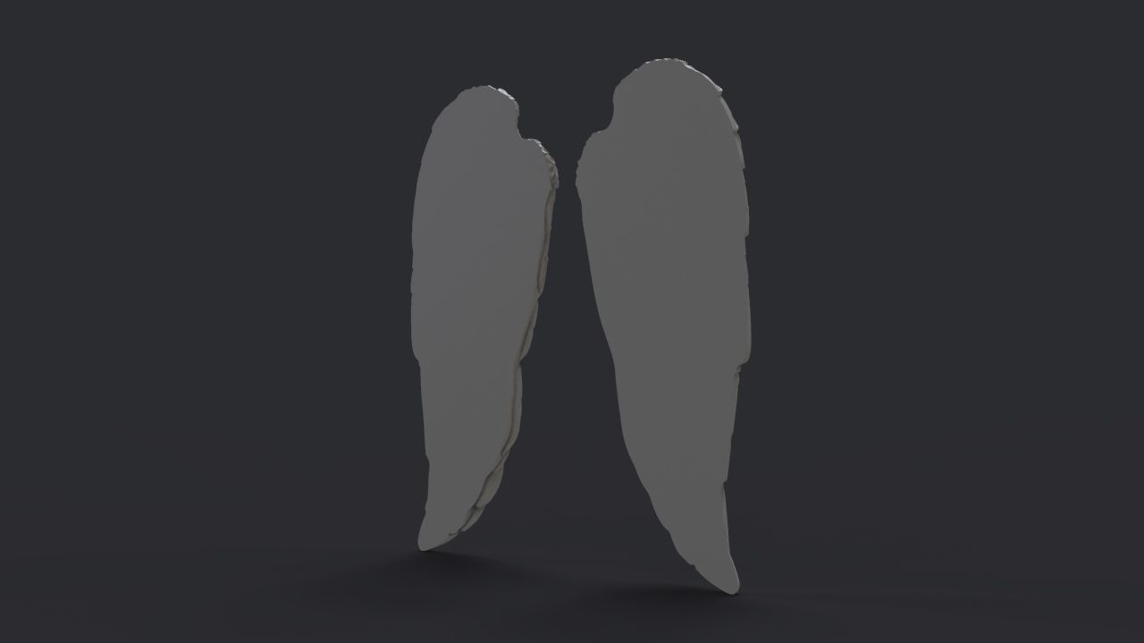 Angel wings 3D print model_6