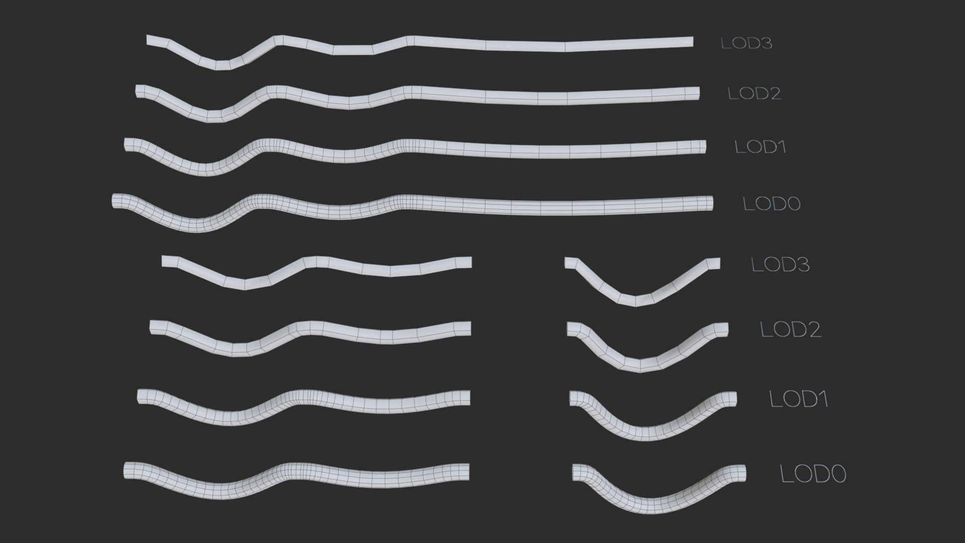 Modular Pipes - Gas Pipeline Low-poly 3D model_28