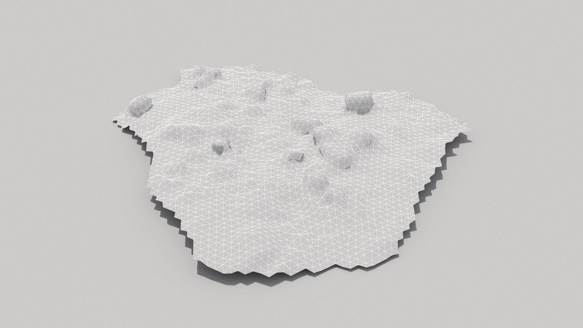 Farm animal manure set Low-poly 3D model_23