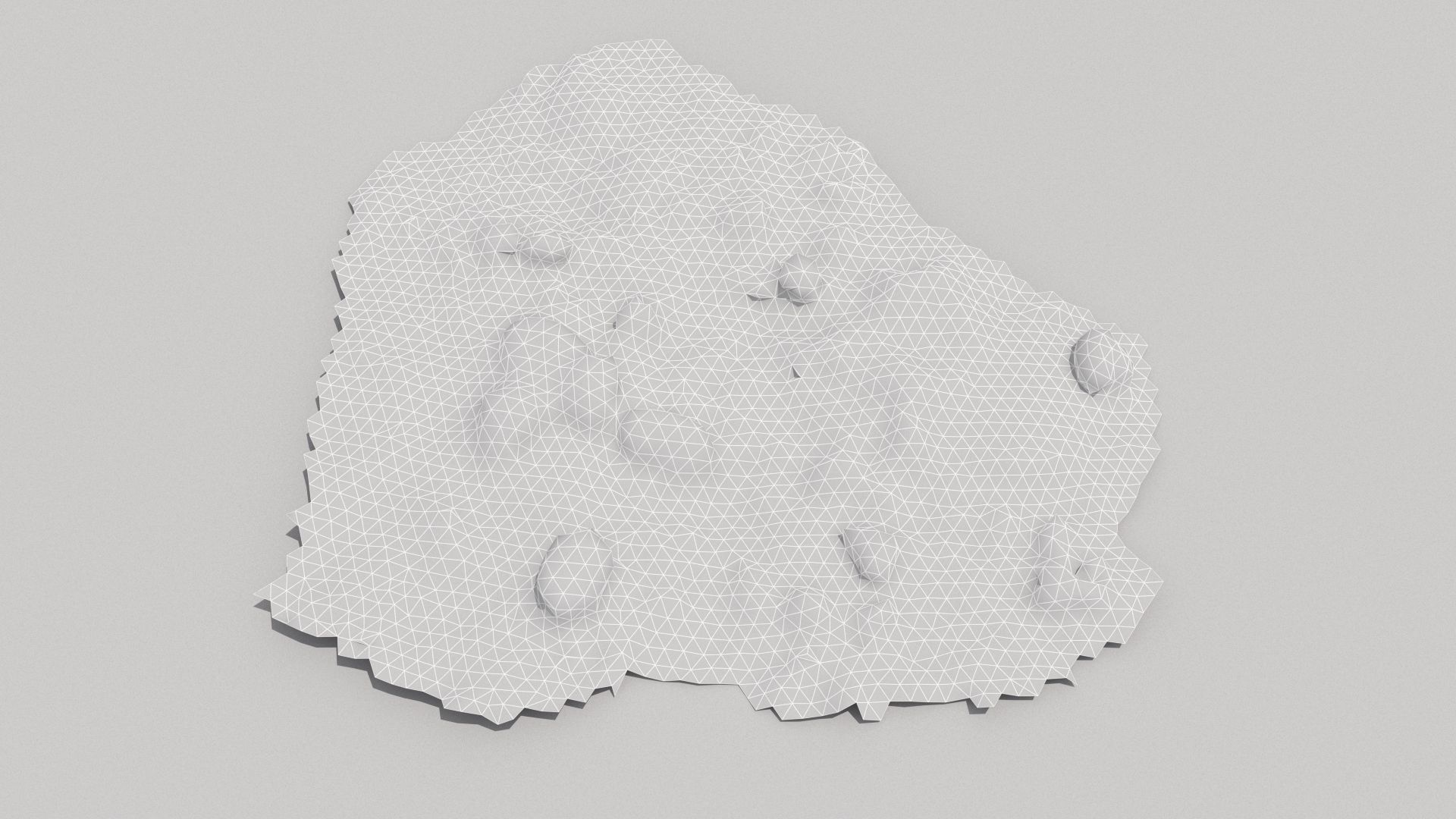 Farm animal manure set Low-poly 3D model_30