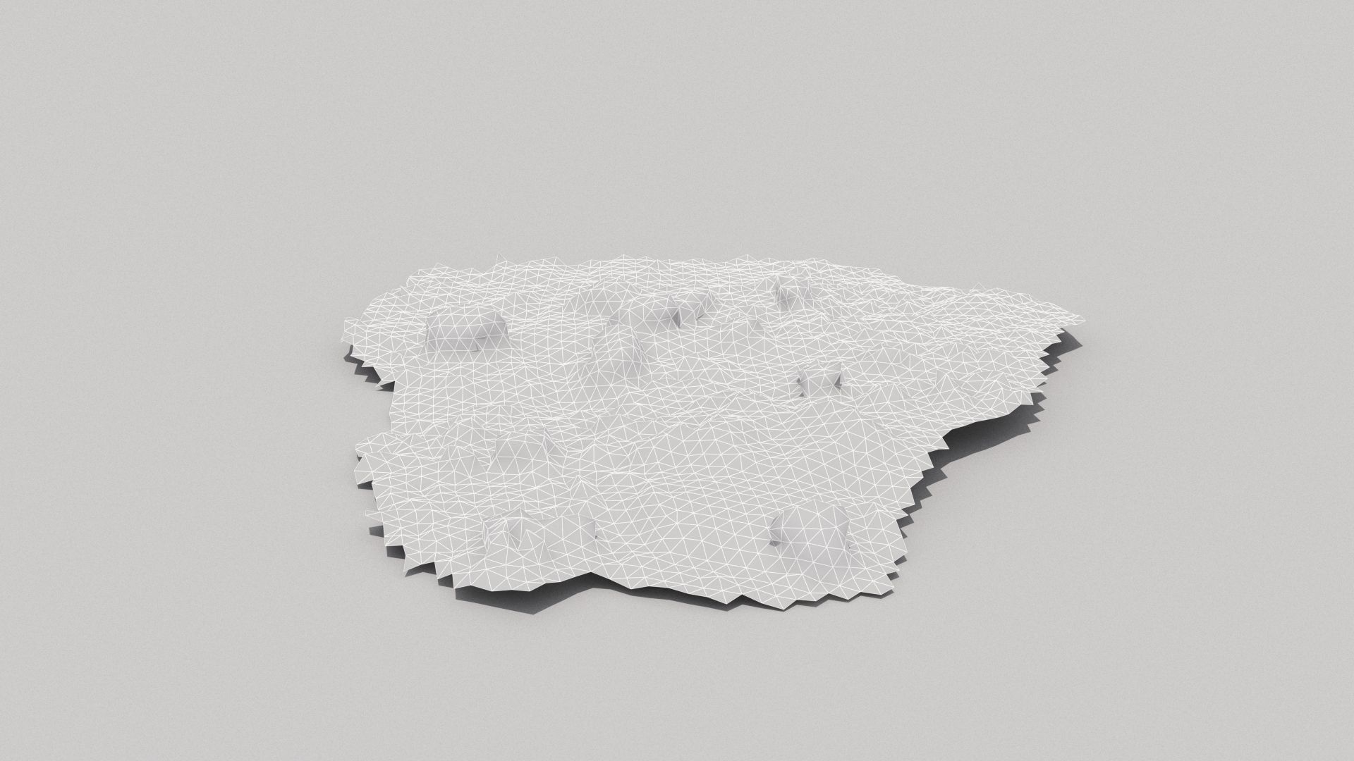 Farm animal manure set Low-poly 3D model_24