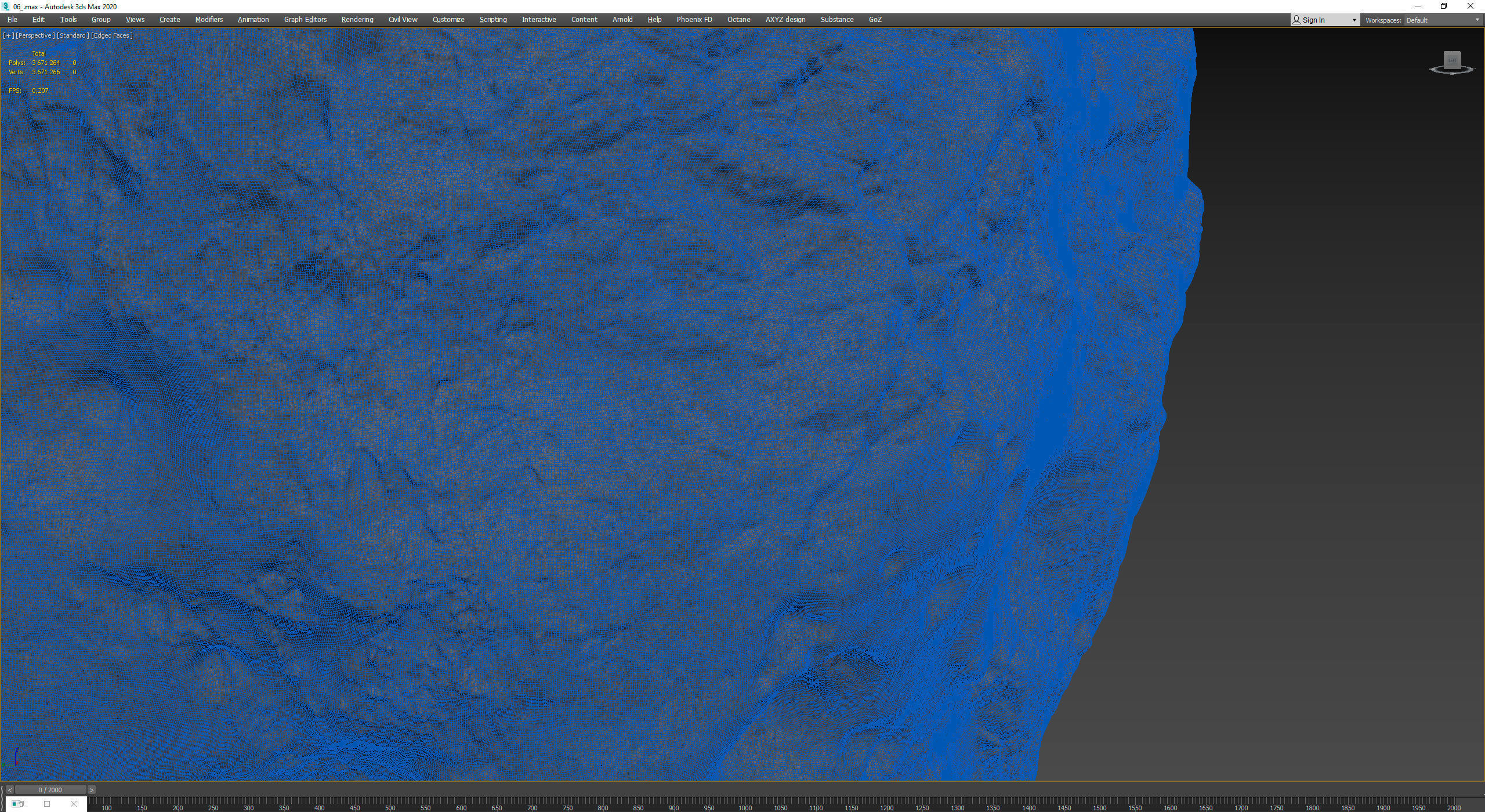 Detailed asteroids high-poly set 3D Model Collection_130