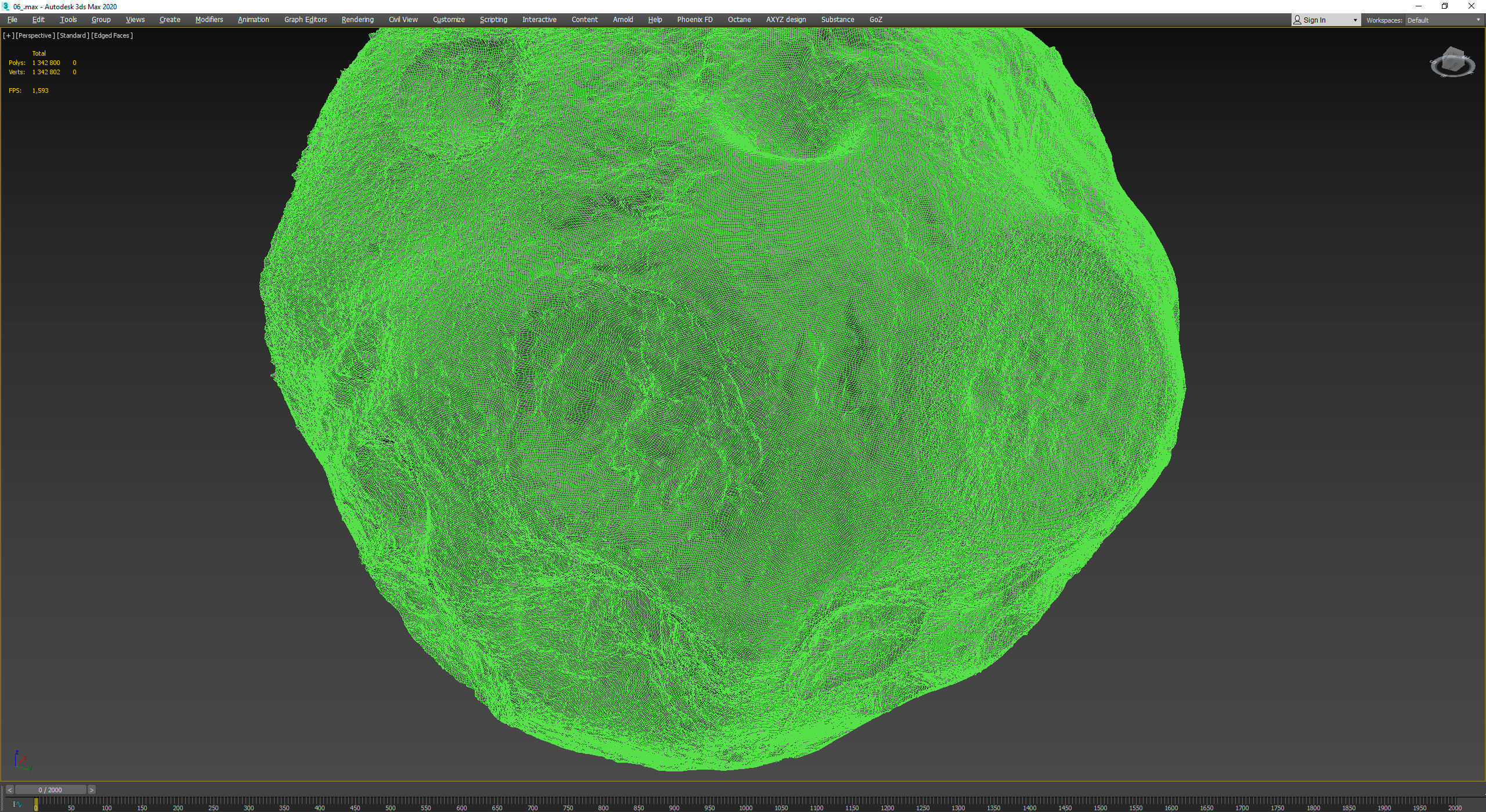 Detailed asteroids high-poly set 3D Model Collection_111