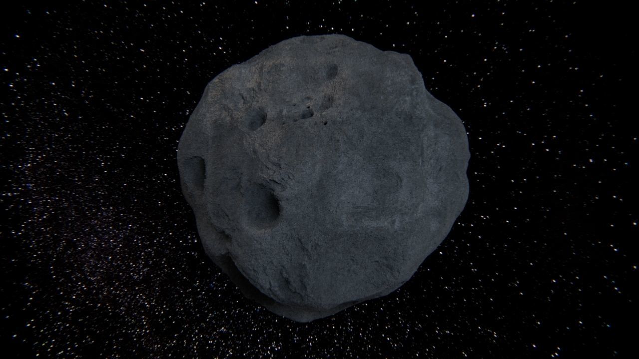 Detailed asteroids high-poly set 3D Model Collection_107